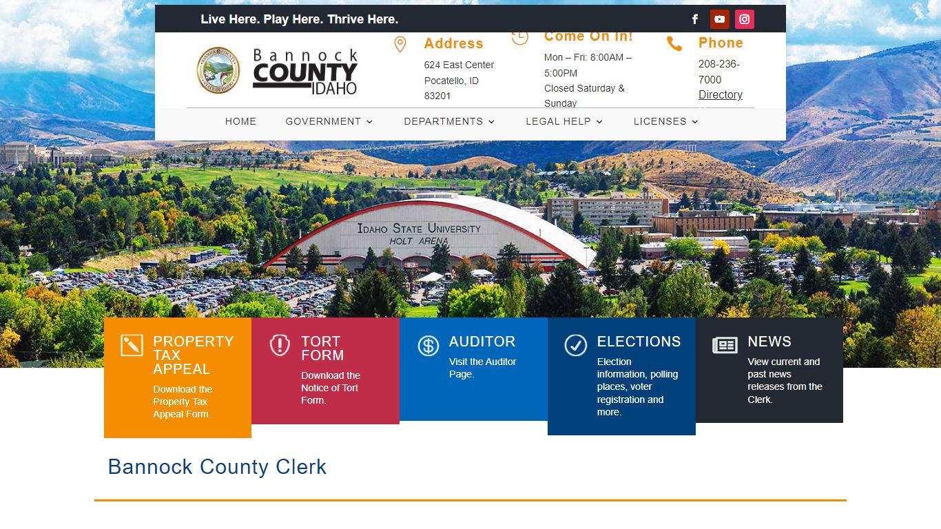 Clerk | Bannock County